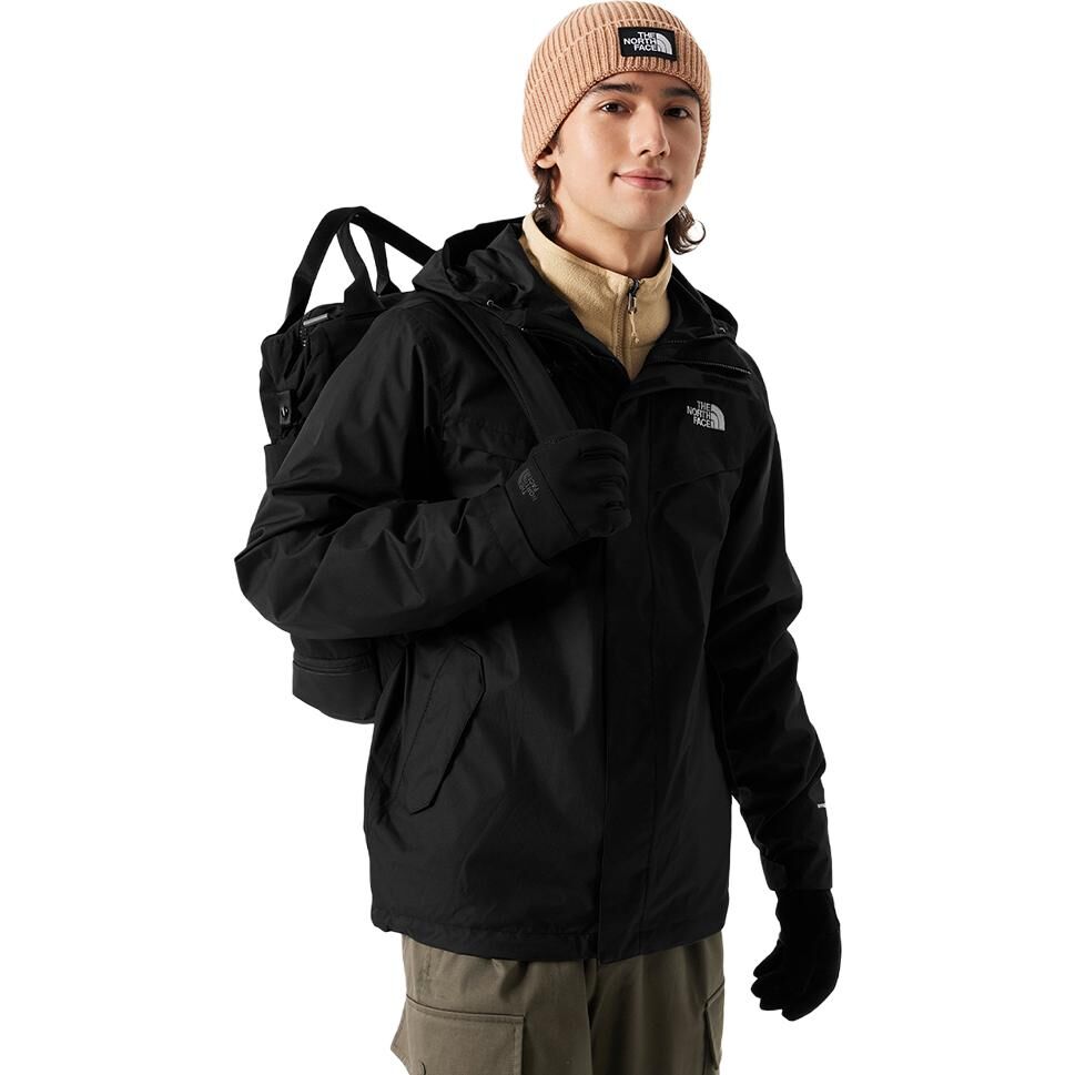 【代購】THE NORTH FACE Urban Exploration Hiking Waterproof And Windproof To Keep Warm Windbreaker Jacket Men's Black NF0A88RP-UK2