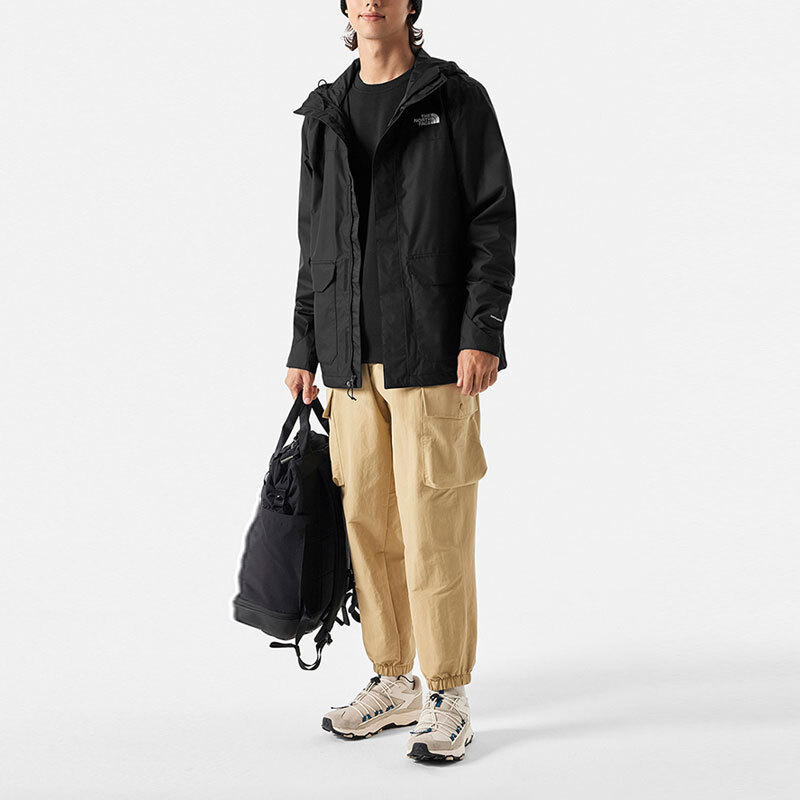 【代購】THE NORTH FACE Urban Exploration Waterproof And Windproof Windbreaker Jacket Men's Black NF0A88RC-JK3
