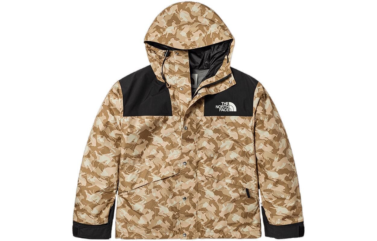 【代購】THE NORTH FACE Urban Exploration Waterproof, Windproof, Breathable, Water Repellent Windbreaker Jacket Unisex Brown NF0A7UR9-II7