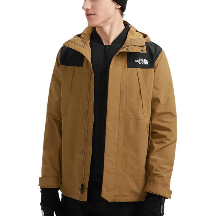 【代購】THE NORTH FACE Urban Exploration Waterproof And Windproof To Keep Warm Windbreaker Jacket Men's Brown NF0A81NH-YW2