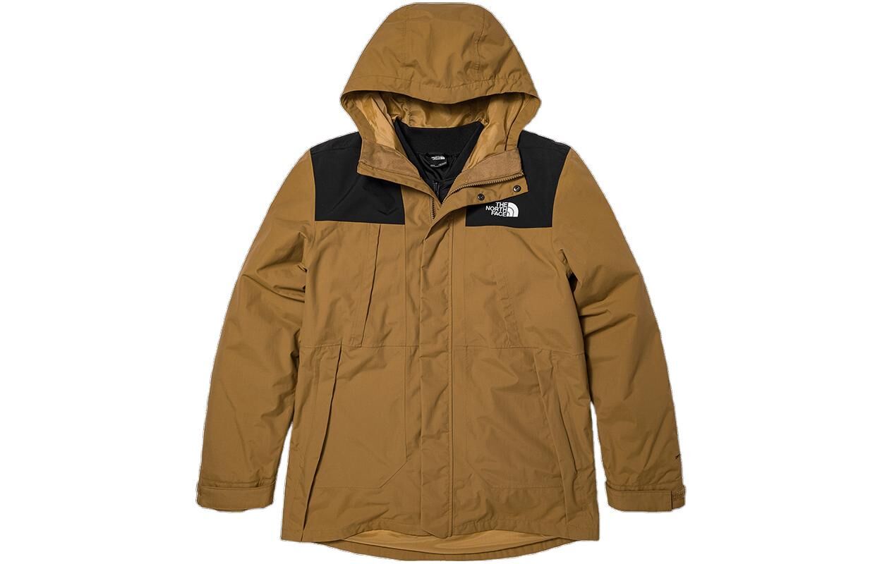 【代購】THE NORTH FACE Urban Exploration Waterproof And Windproof To Keep Warm Windbreaker Jacket Men's Brown NF0A81NH-YW2