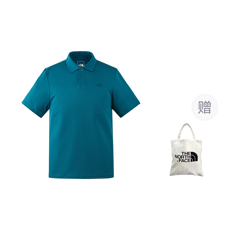 【代購】THE NORTH FACE Urban Exploration Polo Shirt Men's Blue NF0A7WD2-O0X