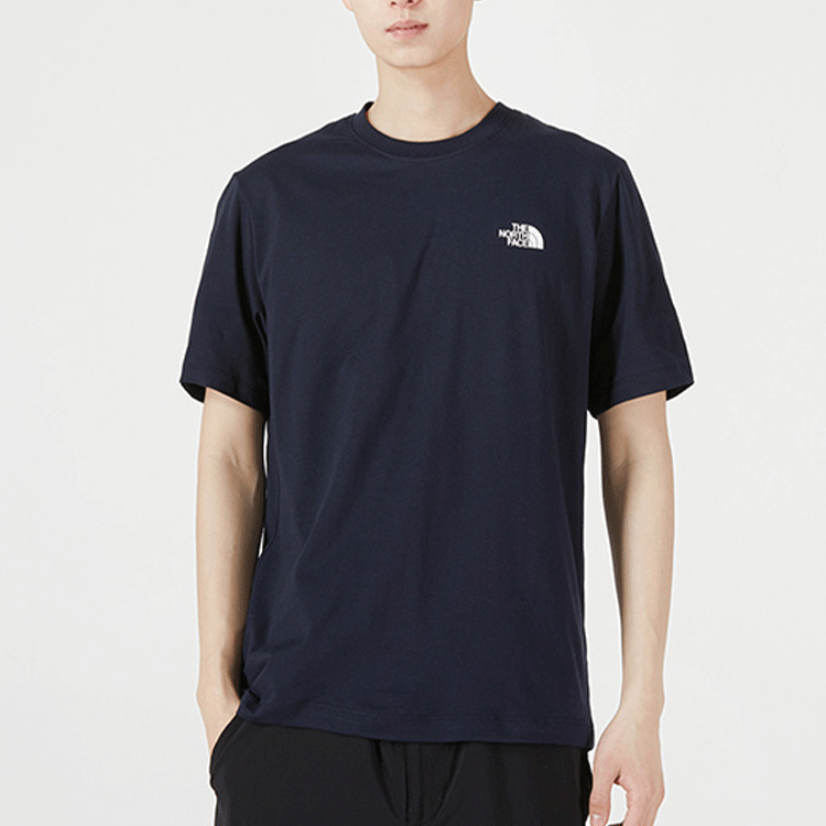 【代購】THE NORTH FACE Summer Outdoor Exploration Set in Sleeve T Shirt Men's Blue NF0A5JWV-RG1