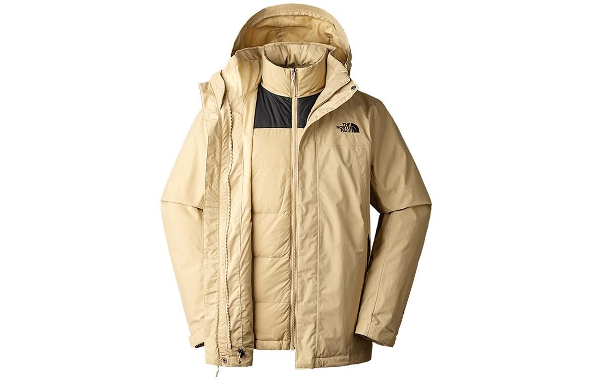【代購】THE NORTH FACE Urban Exploration Waterproof And Windproof To Keep Warm Windbreaker Jacket Men's Khaki NF0A81QS-LK5