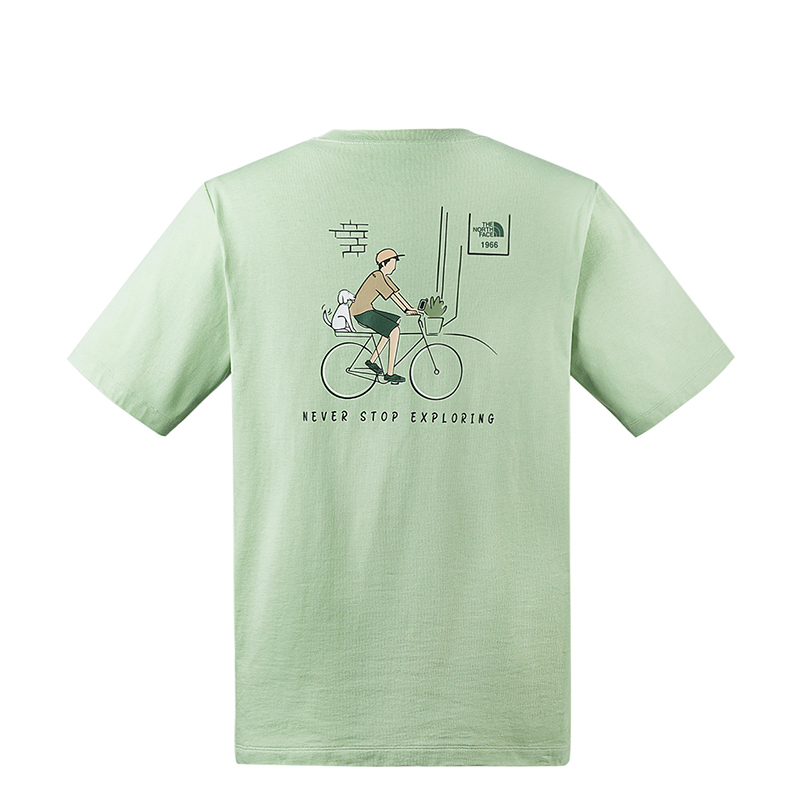 【代購】THE NORTH FACE Urban Exploration T Shirt Unisex Morning Mist Green NF0A8CSWI0G