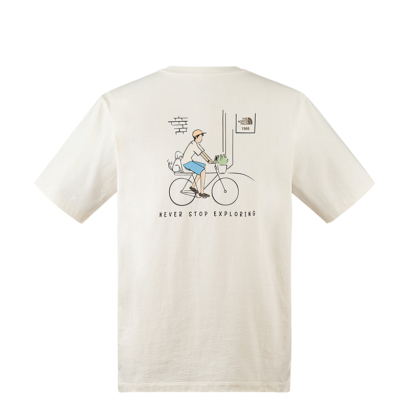 【代購】THE NORTH FACE Urban Exploration T Shirt Unisex Dune White NF0A8CSWQLI