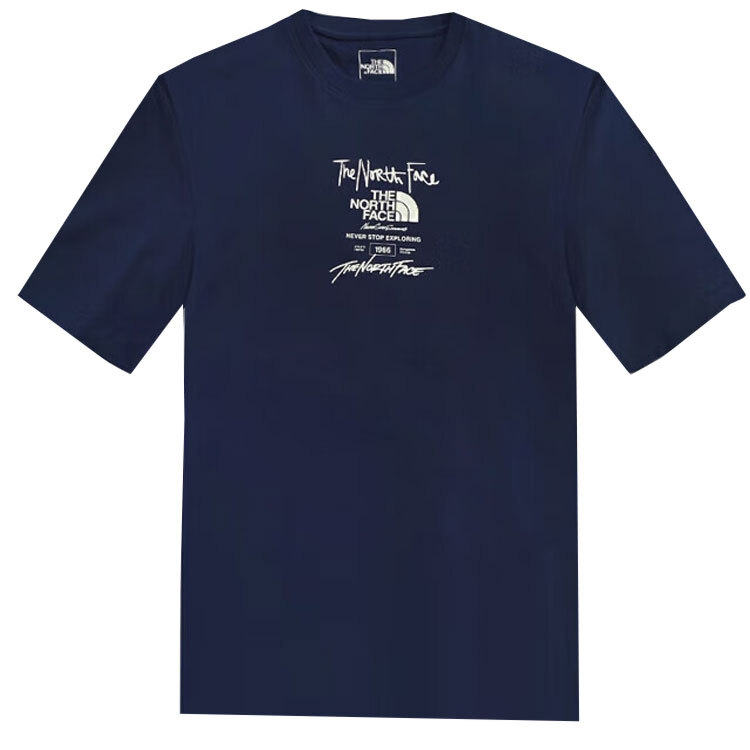 【代購】THE NORTH FACE Urban Exploration T Shirt Men's Navy Blue NF0A8AUW-8K2