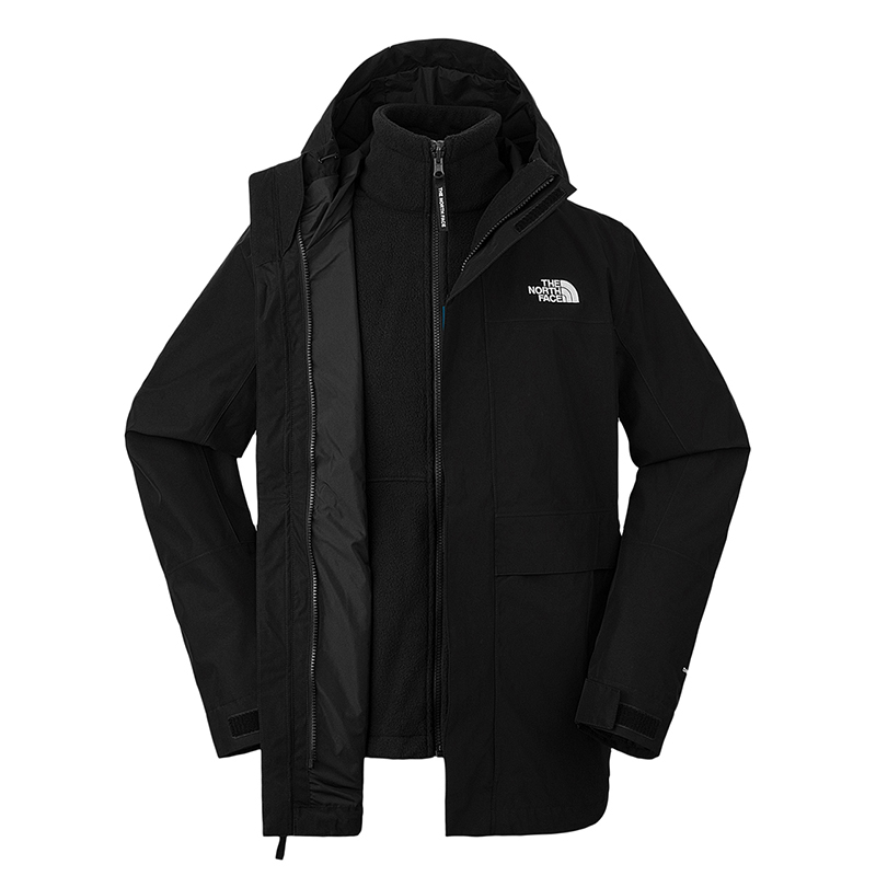 【代購】THE NORTH FACE Urban Exploration FW24 Waterproof And Windproof To Keep Warm Windbreaker Jacket Men's Cosmic Black NF0A89YX-JK3
