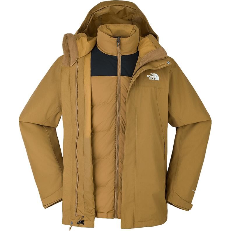 【代購】THE NORTH FACE Urban Exploration Waterproof And Windproof To Keep Warm Windbreaker Jacket Unisex Two Piece Set Brown NF0A81QS-173