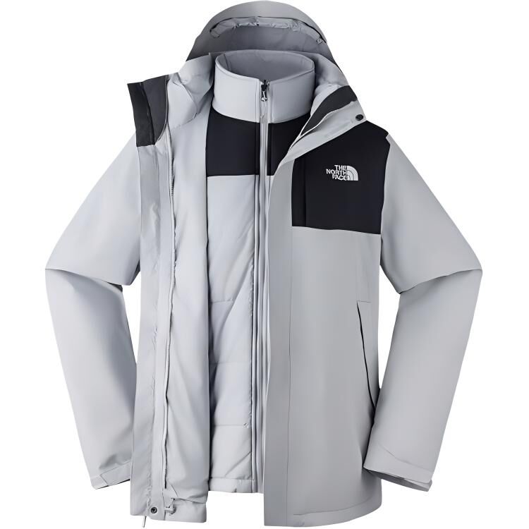 【代購】THE NORTH FACE Urban Exploration FW24 Waterproof And Windproof To Keep Warm Windbreaker Jacket Men's Stars Gray NF0A8DNC-C3F