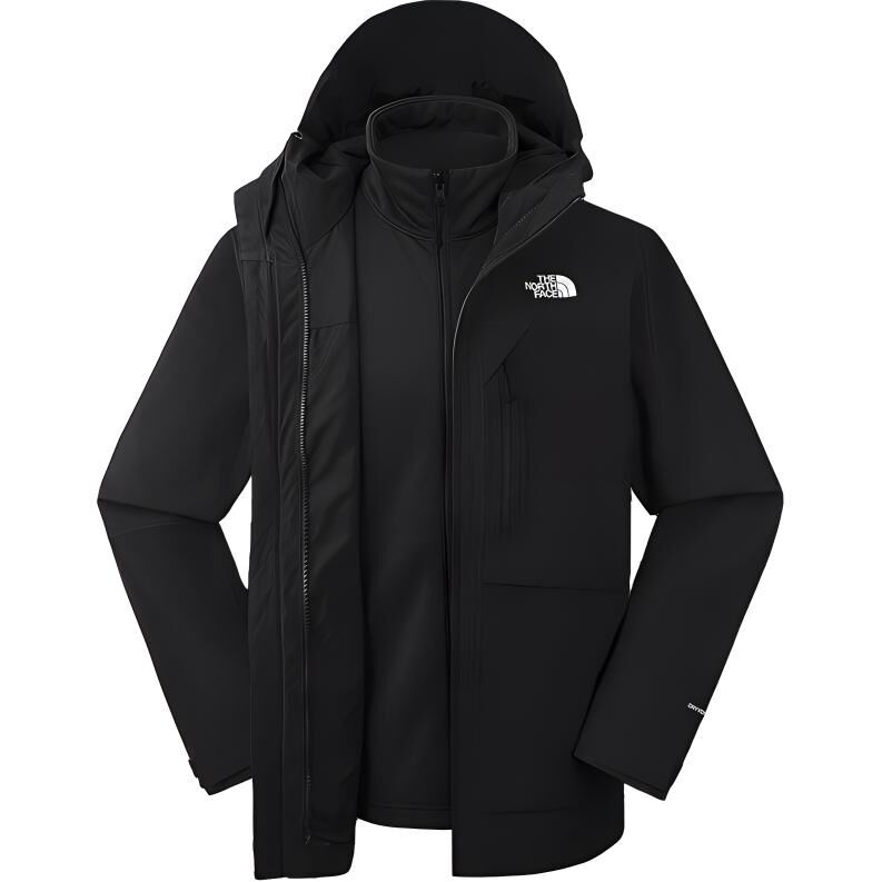 【代購】THE NORTH FACE Urban Exploration Waterproof And Windproof To Keep Warm Windbreaker Jacket Men's Cosmic Black NF0A89ZS-JK3