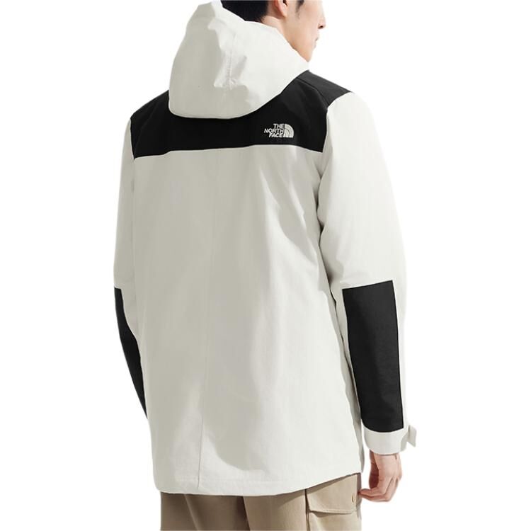 【代購】THE NORTH FACE Urban Exploration Hiking Waterproof And Water Repellent Windbreaker Jacket Unisex Dune White NF0A81NH-ROU