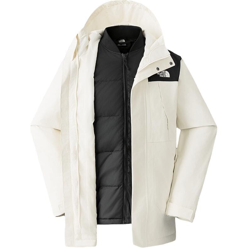 【代購】THE NORTH FACE Urban Exploration Hiking Waterproof And Water Repellent Windbreaker Jacket Unisex Dune White NF0A81NH-ROU