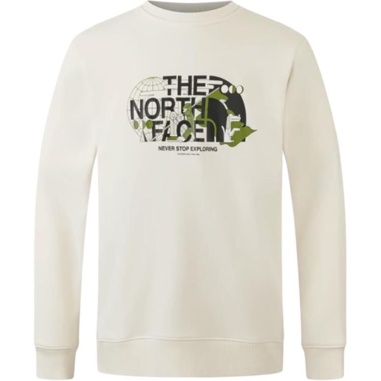 【代購】THE NORTH FACE Urban Exploration Sweatshirt Unisex Dune White NF0A8EJ3-QLI
