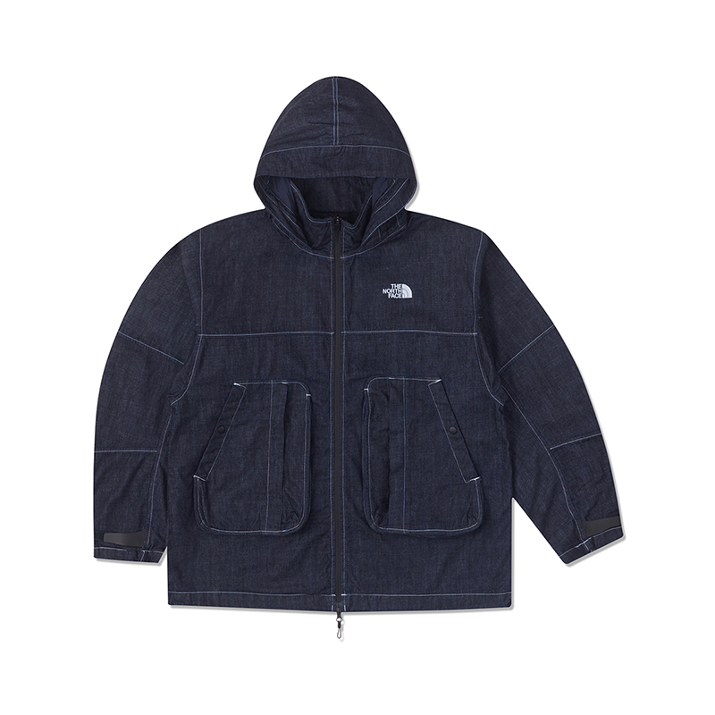 【代購】THE NORTH FACE Urban Exploration Denim Jacket Men's Navy Blue NF0A8A8P-DG7