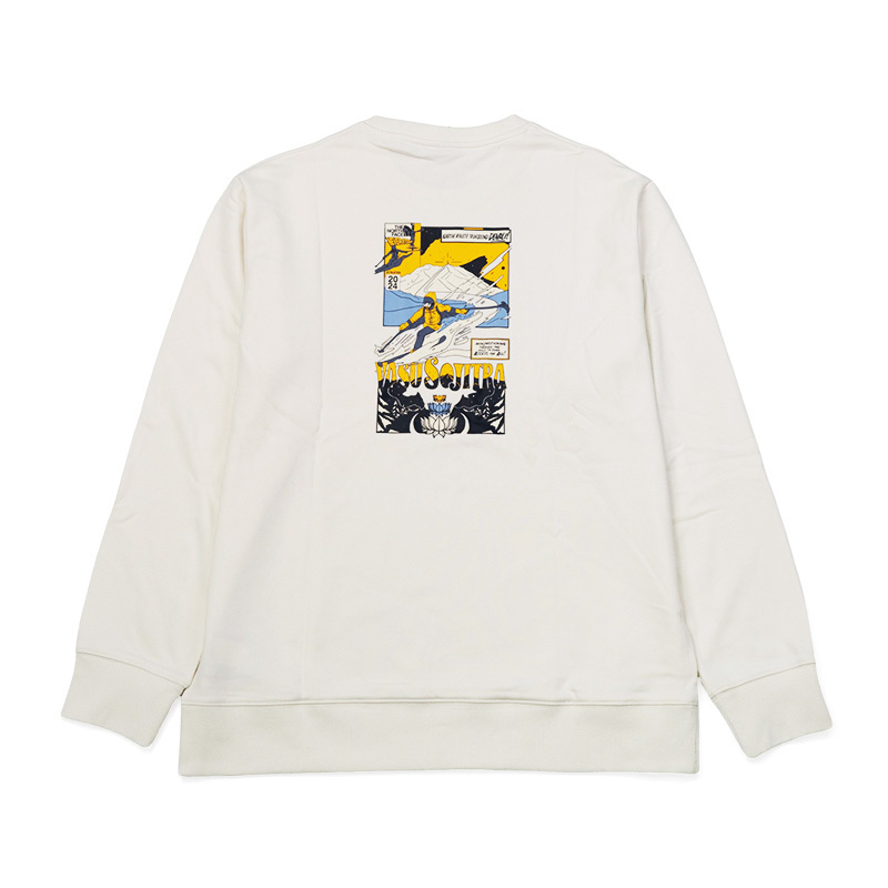 【代購】THE NORTH FACE Urban Exploration FW24 Sweatshirt Unisex Dune White NF0A8ATH-QLI