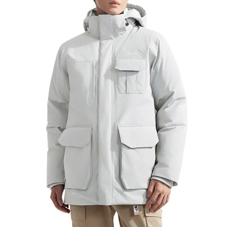 【代購】THE NORTH FACE Urban Exploration Down Jacket Men's Starlight Gray NF0A88R3-A0M