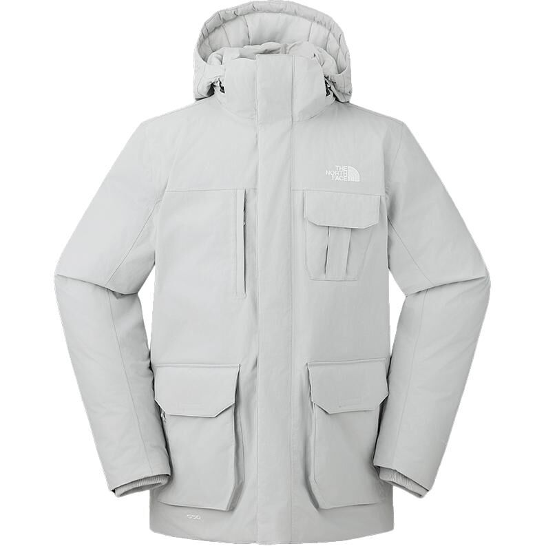 【代購】THE NORTH FACE Urban Exploration Down Jacket Men's Starlight Gray NF0A88R3-A0M