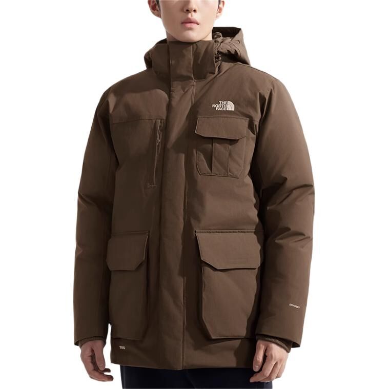 【代購】THE NORTH FACE Urban Exploration Down Jacket Men's Smoky Brown NF0A88R3-1OI