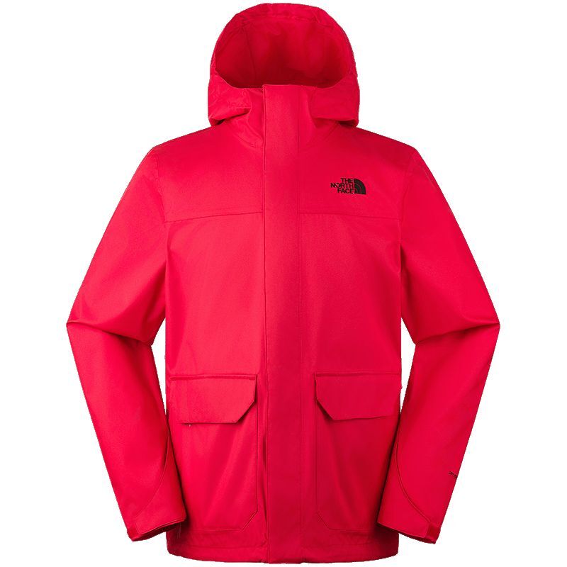 【代購】THE NORTH FACE Urban Exploration Waterproof, Windproof, And Rainproof Windbreaker Jacket Unisex Red NF0A8AUK-682