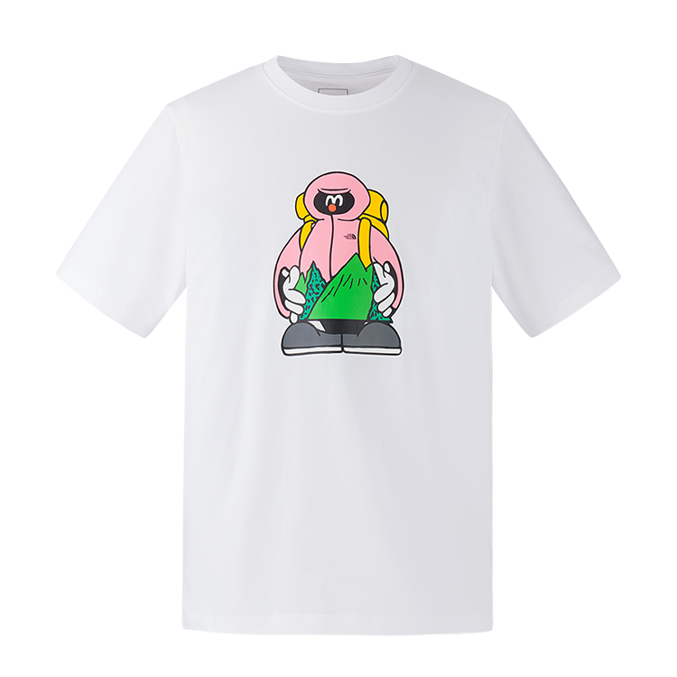 【代購】THE NORTH FACE Urban Exploration SS25 T Shirt Unisex Snow Peak White NF0A8GYZ-FN4