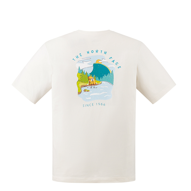 【代購】THE NORTH FACE Urban Exploration T Shirt Unisex Dune White NF0A8GZ6-QLI