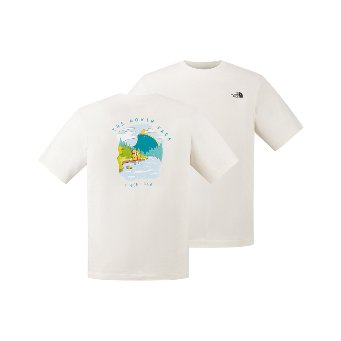 【代購】THE NORTH FACE Urban Exploration T Shirt Unisex Dune White NF0A8GZ6-QLI