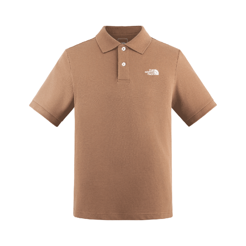 【代購】THE NORTH FACE Urban Exploration Polo Shirt Men's Latte Brown NF0A87UX-6IH