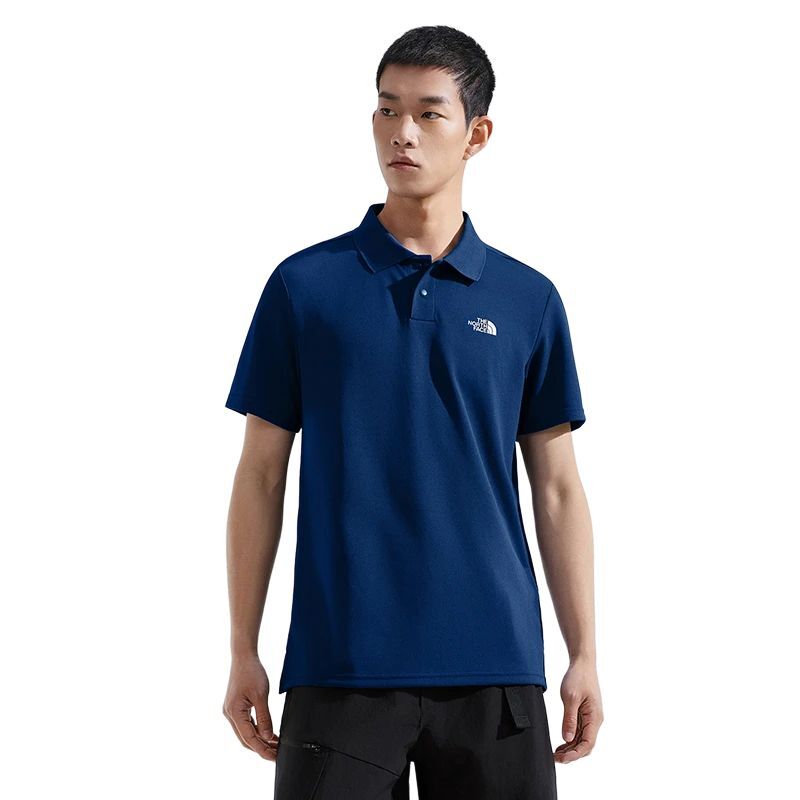 【代購】THE NORTH FACE Urban Exploration Polo Shirt Men's Marine Blue NF0A7WD2-D1R
