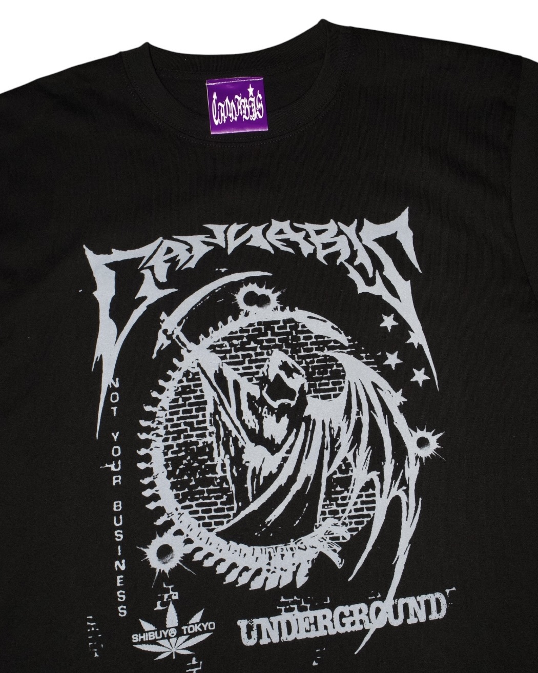 CANNABIS｜CANNABIS × Roydon T-shirt (Black)