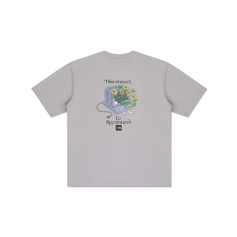 【代購】THE NORTH FACE Urban Exploration T Shirt Men's Moon Shadow Gray NF0A8C6R-1OA