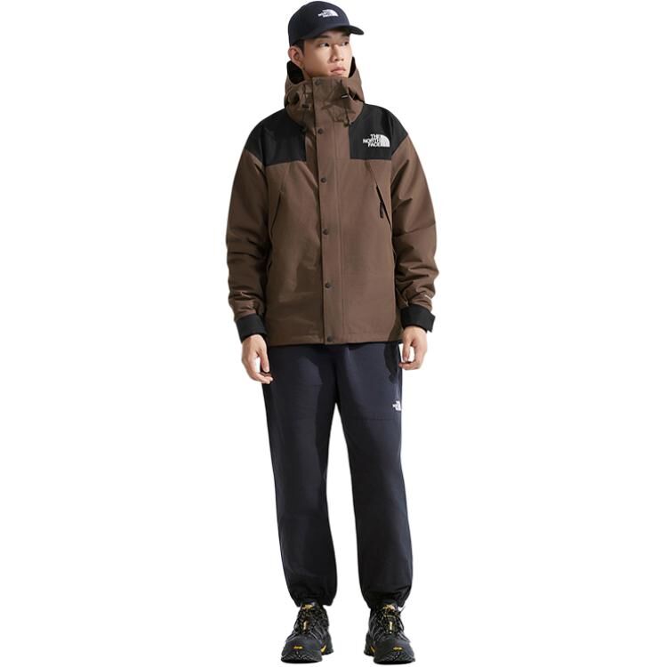 【代購】THE NORTH FACE Urban Exploration Waterproof, Windproof, And Abrasion Resistant Windbreaker Jacket Men's Smoky Brown NF0A88XF-5EX