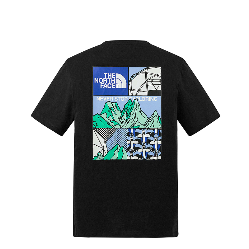 【代購】THE NORTH FACE Urban Exploration SS25 T Shirt Unisex Cosmic Black NF0A8GZ0-JK3