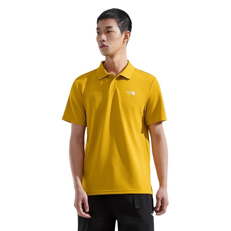 【代購】THE NORTH FACE Urban Exploration Polo Shirt Men's Yellow NF0A7WD2-0XI