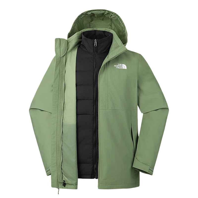 【代購】THE NORTH FACE Urban Exploration Windbreaker Jackets Men's D0L/Walnut Smoke Blue Hood Moderate NF0A88RK-D0L