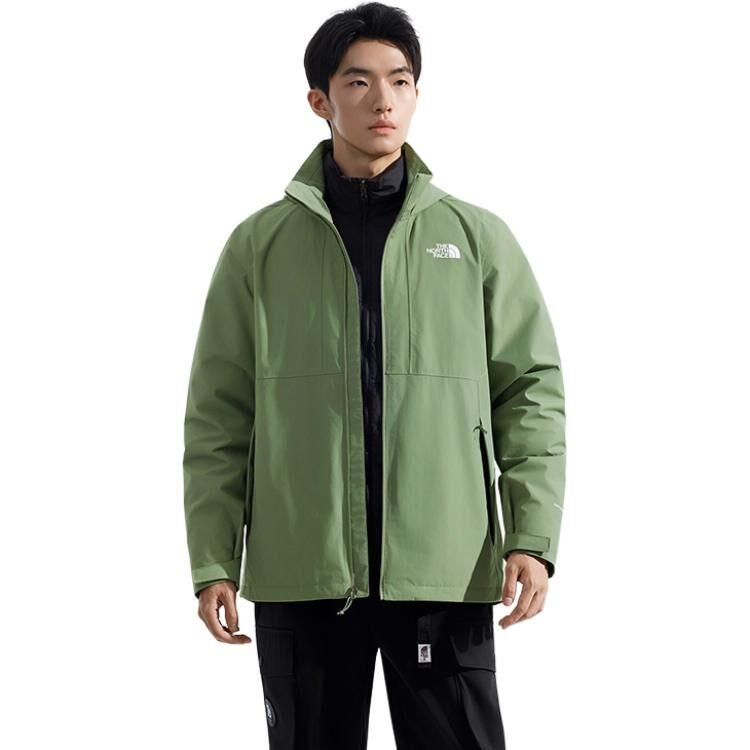 【代購】THE NORTH FACE Urban Exploration Windbreaker Jackets Men's D0L/Walnut Smoke Blue Hood Moderate NF0A88RK-D0L