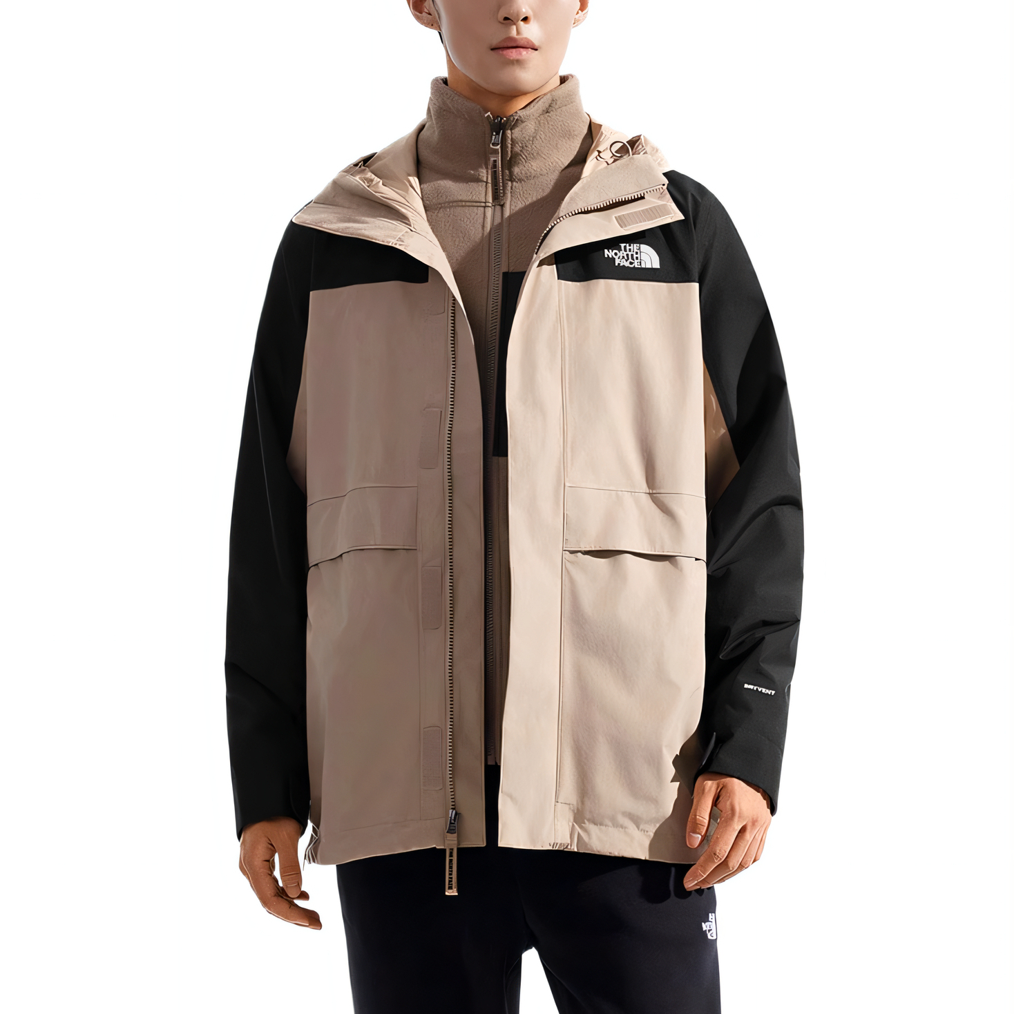 【代購】THE NORTH FACE Urban Exploration Waterproof And Windproof To Keep Warm Windbreaker Jacket Men's NF0A89YX-FMO