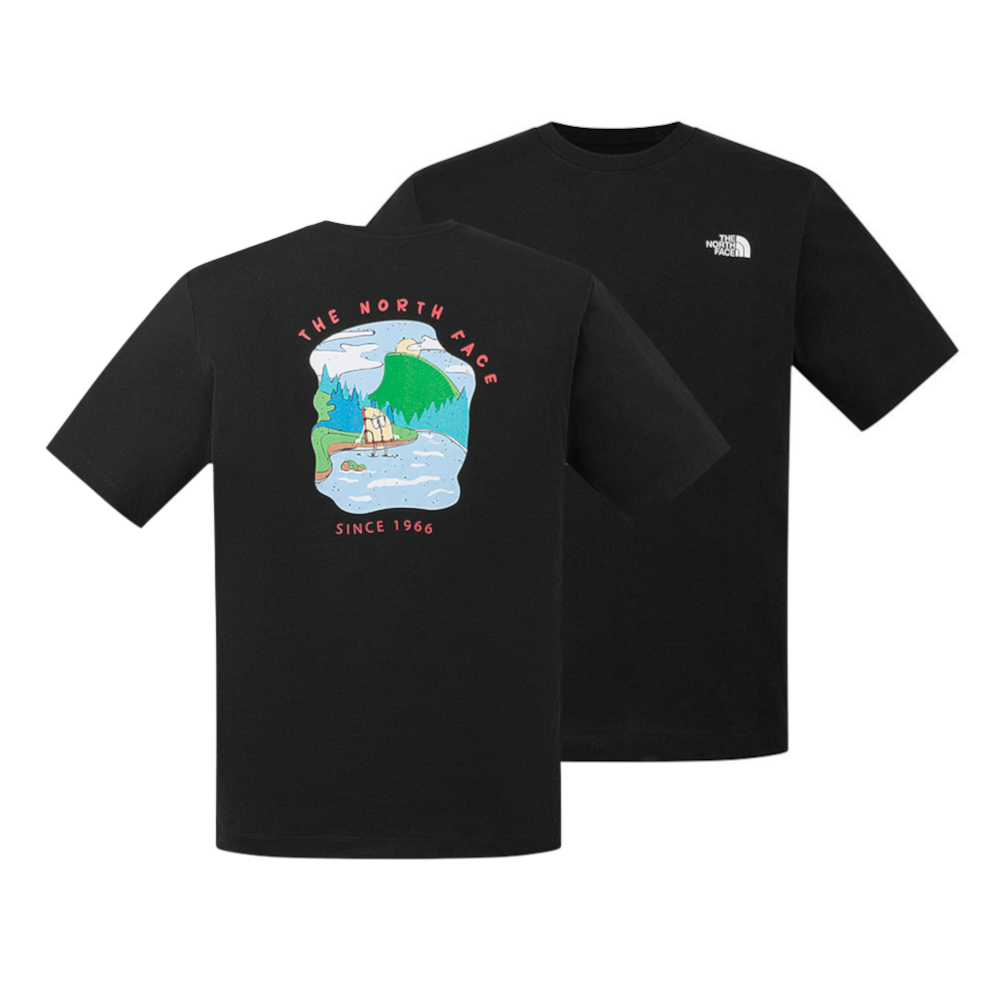 【代購】THE NORTH FACE Urban Exploration SS25 T Shirt Unisex Cosmic Black NF0A8GZ6-JK3