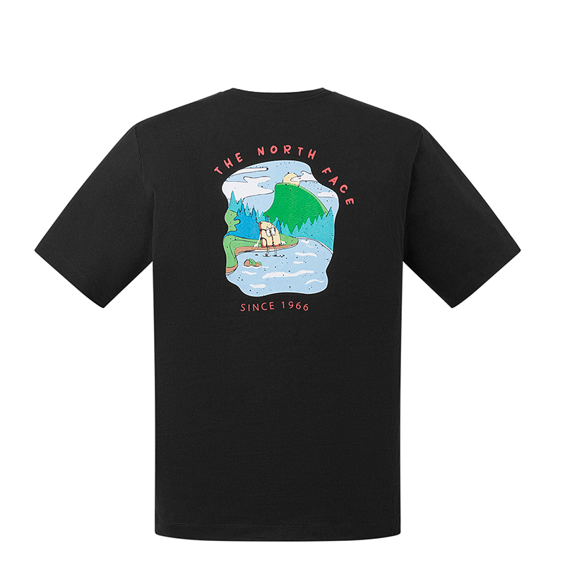 【代購】THE NORTH FACE Urban Exploration SS25 T Shirt Unisex Cosmic Black NF0A8GZ6-JK3