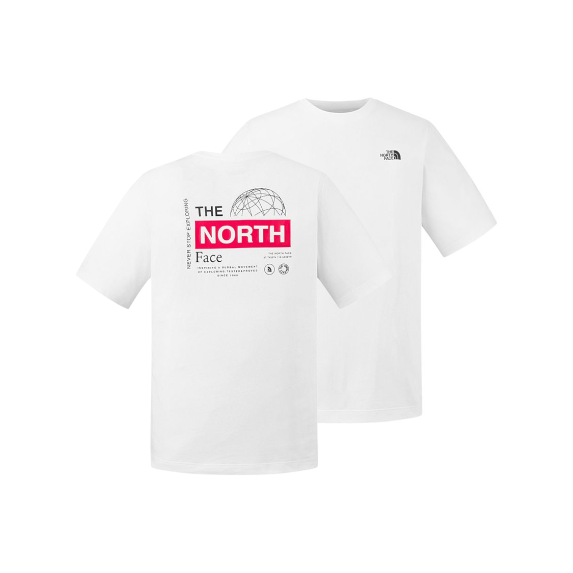 【代購】THE NORTH FACE Urban Exploration T Shirt Unisex Snow Peak White NF0A8GZ7-FN4