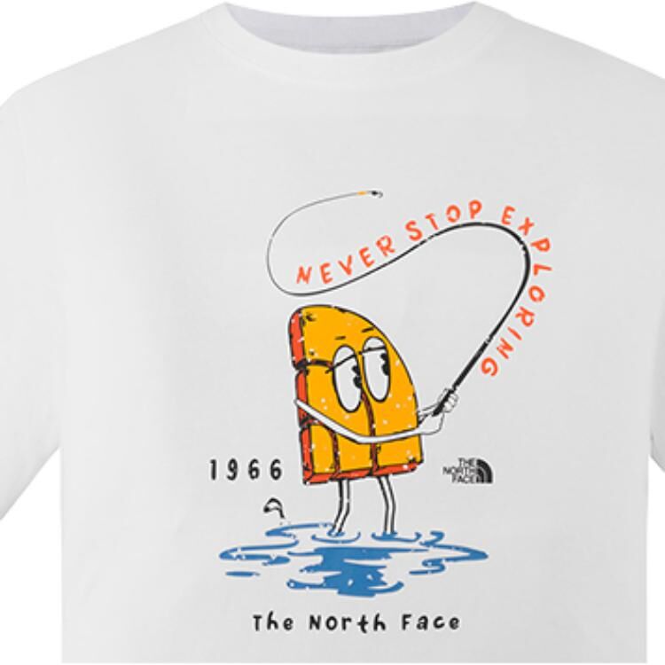 【代購】THE NORTH FACE Urban Exploration SS25 T Shirt Unisex Snow Peak White NF0A8GZ3-FN4