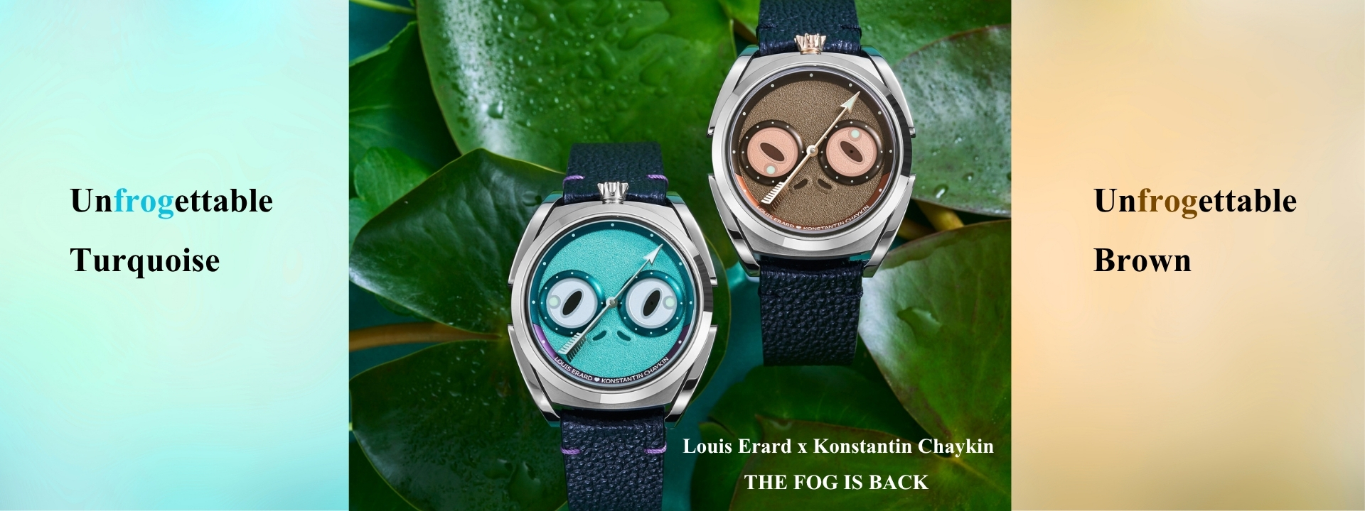 Louis Erard x Konstantin Chaykin 聯名款, Unfrogettable Turquoise ,85340AA03.BVA192,85340AA04.BVA193,青蛙公主,Himeji Kurozan,Urushi