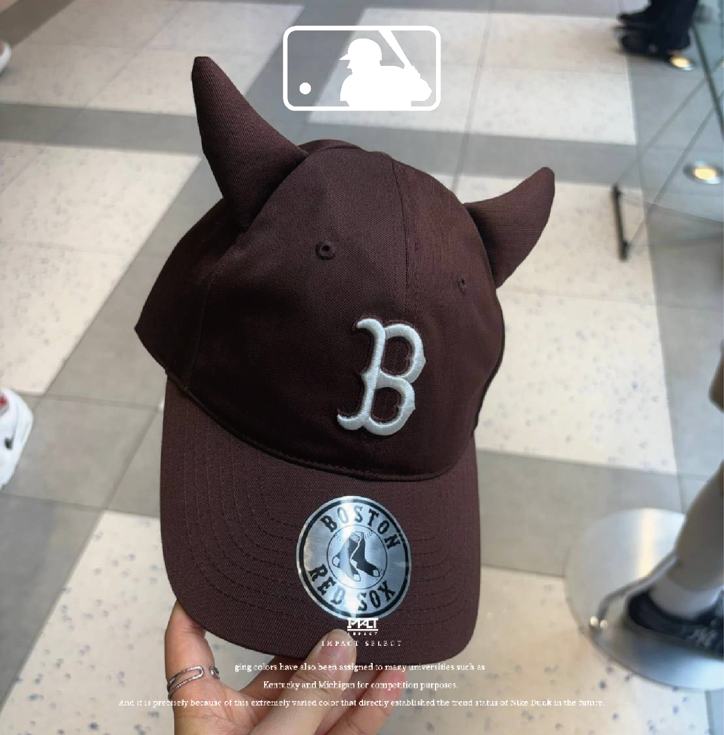 MLB 小惡魔老帽 無結構 棒球帽 咖色 奶茶色
