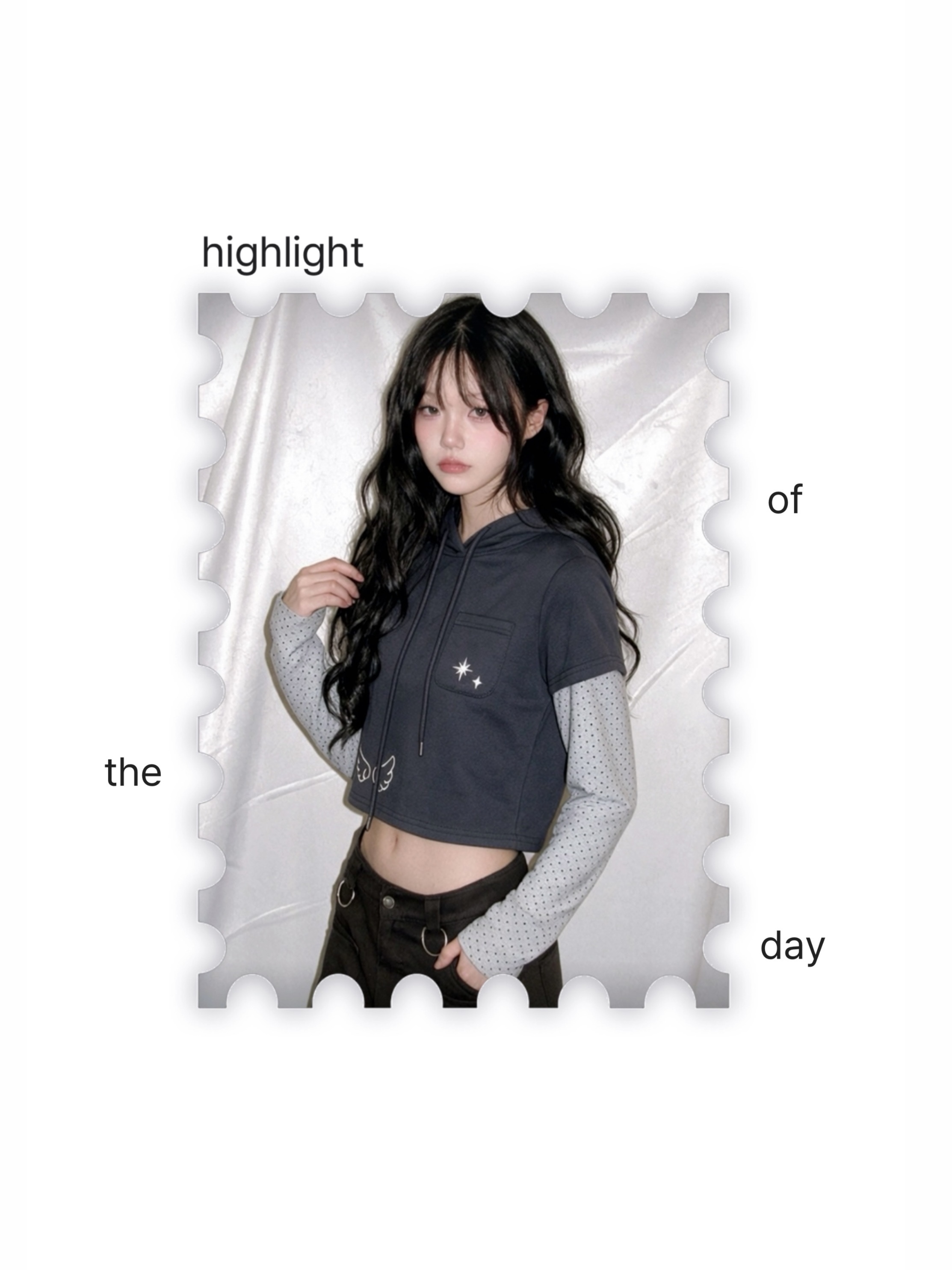 【網站限定優惠】Cute Angel Wings and Dot Hoodie