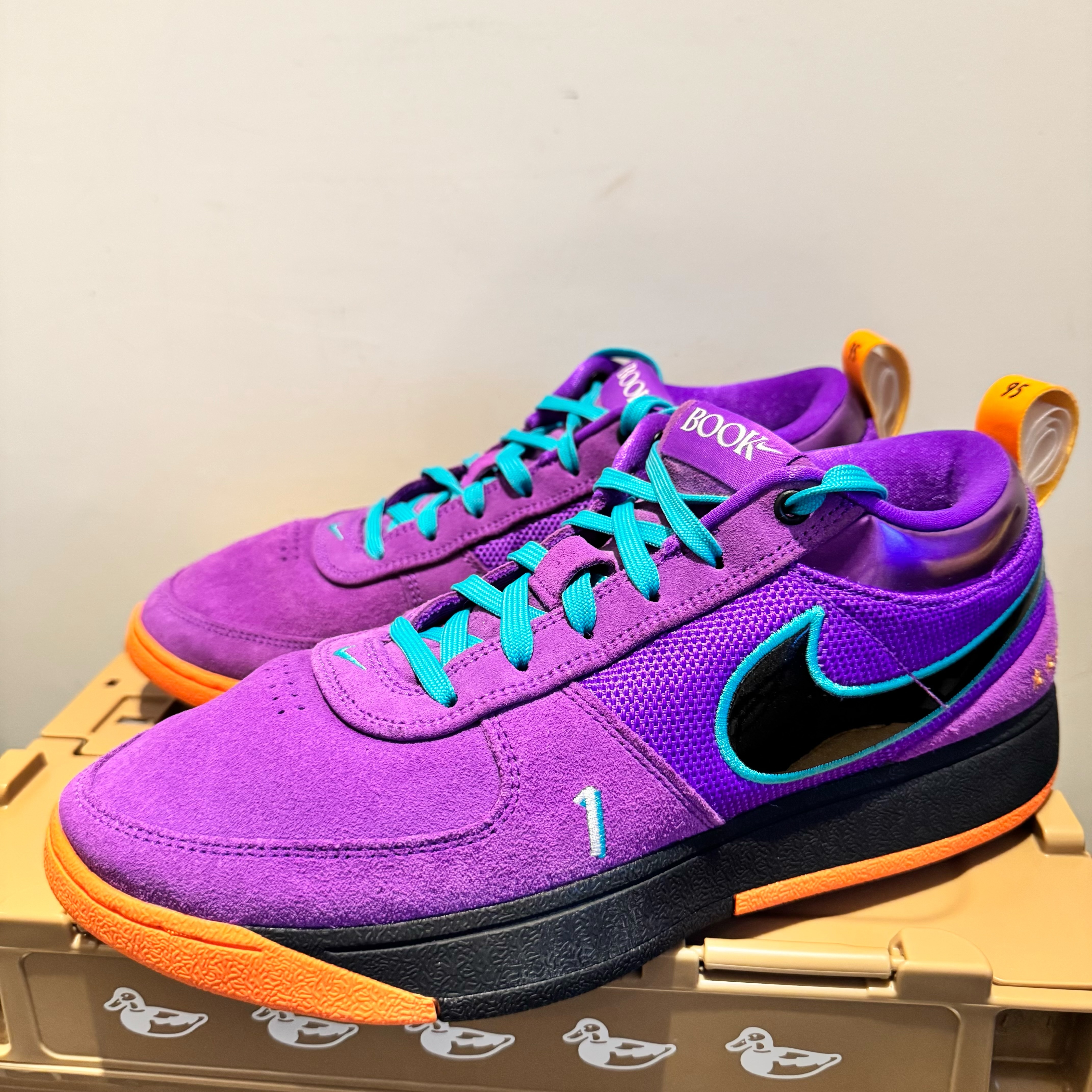 現貨在店【極新 US11 無原盒】Nike BOOK 1 1995 All-Star 紫色 籃球實戰鞋【IH0894-500】WU