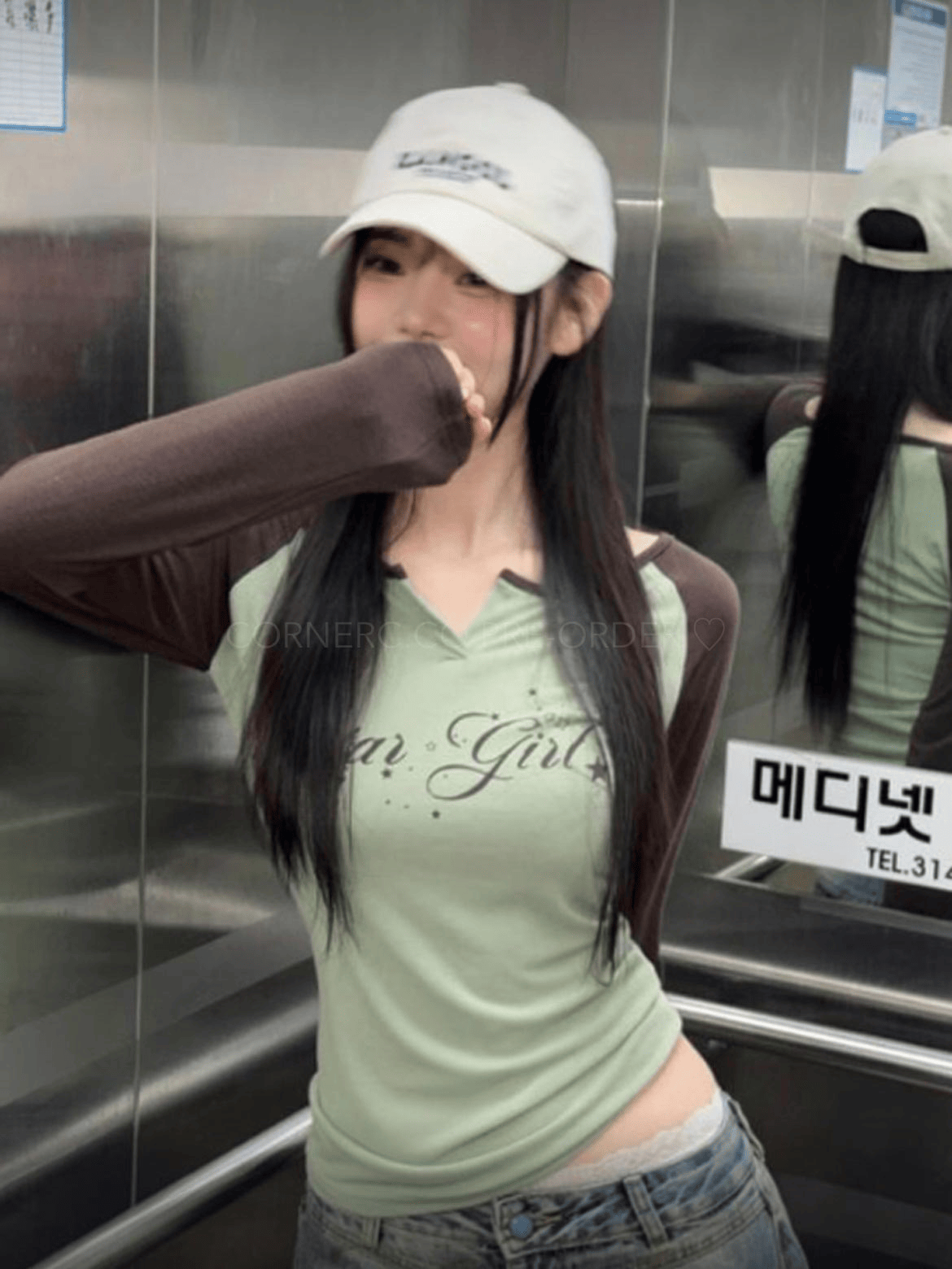 【網站限定優惠】Star Girls牛角長袖Tee