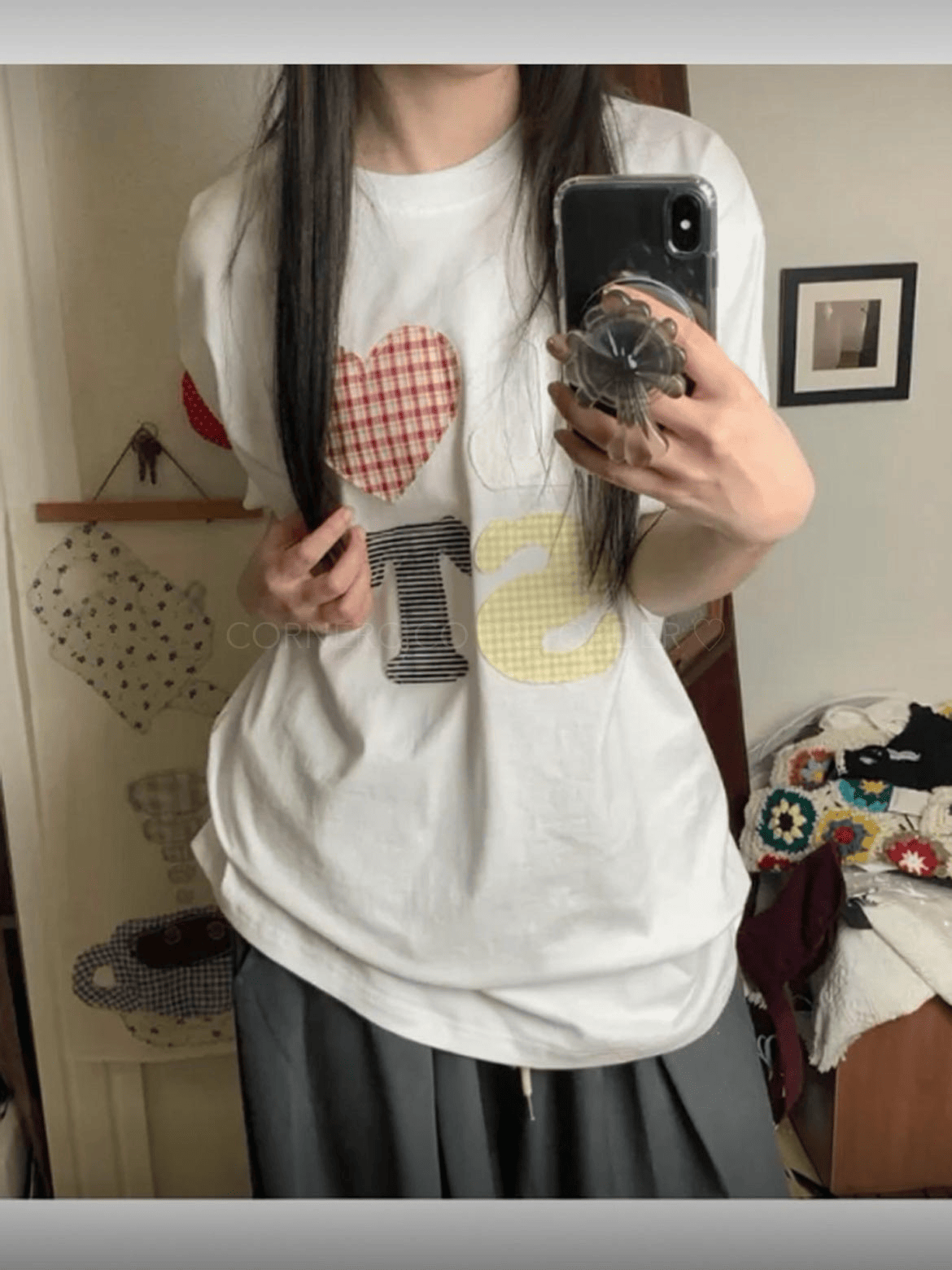 【網站限定優惠】I ♡ ST 拼布 Tee