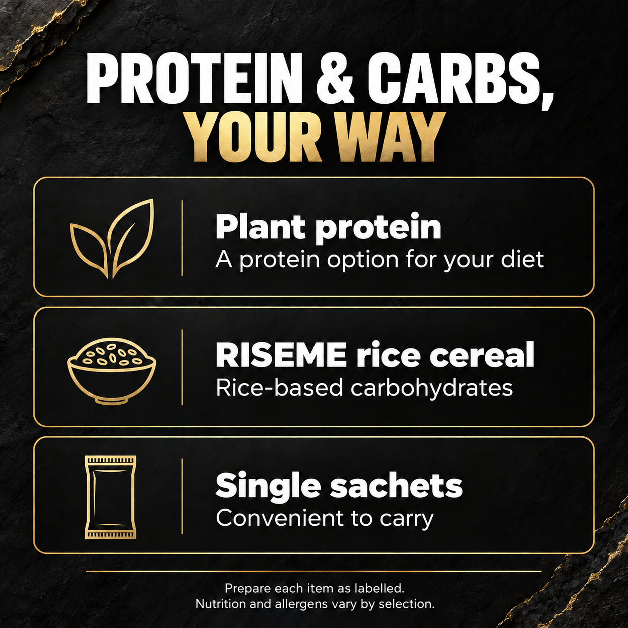 Plant Protein + RISEME Rice Cereal Bundle | 10 + 10 Sachets & 700 ml Shaker