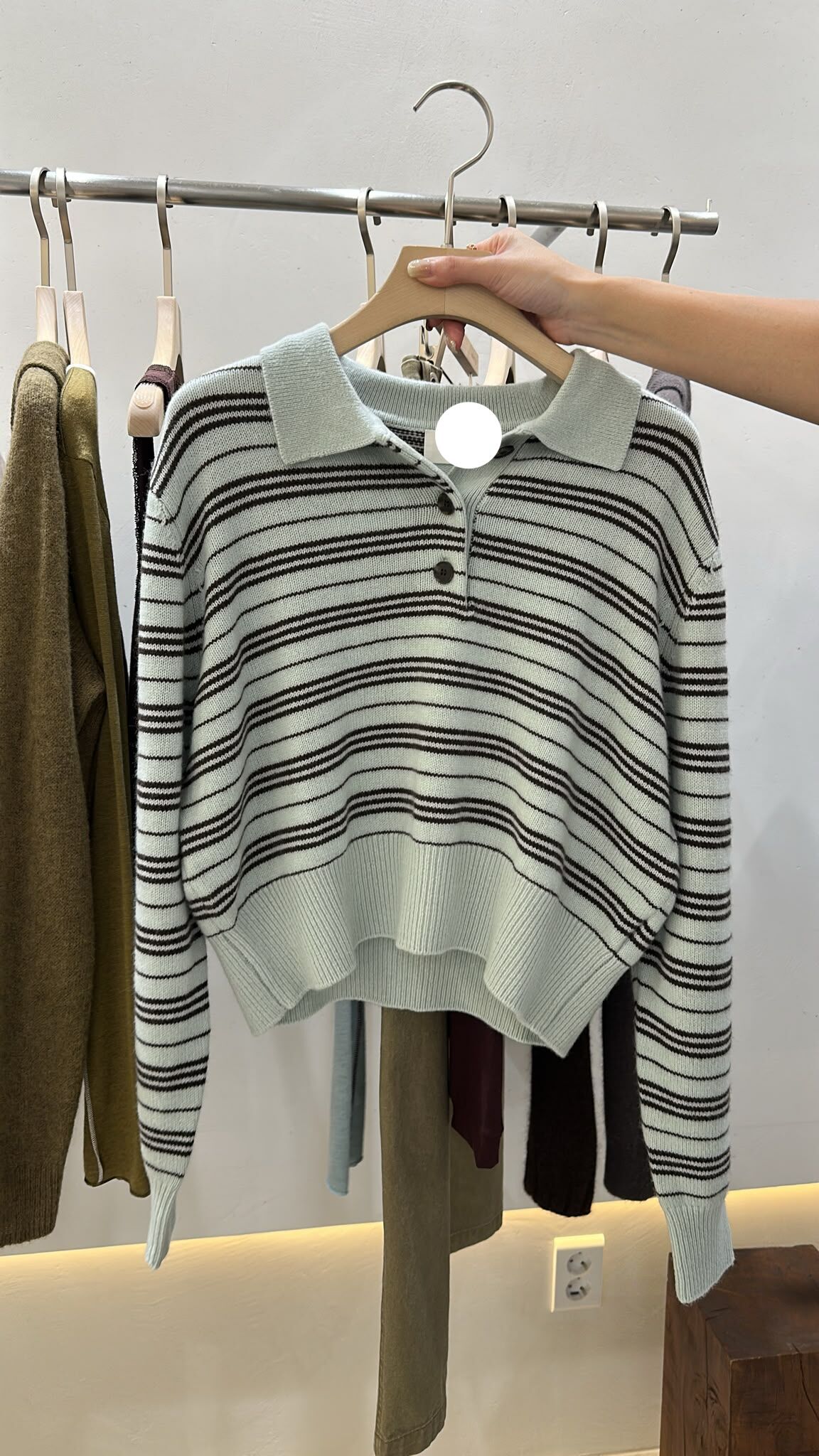KK115 間條上衣（100%wool）