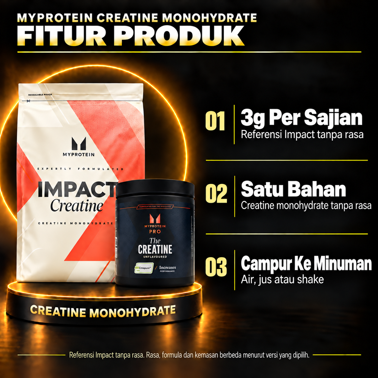 Myprotein Creatine Monohydrate id product features